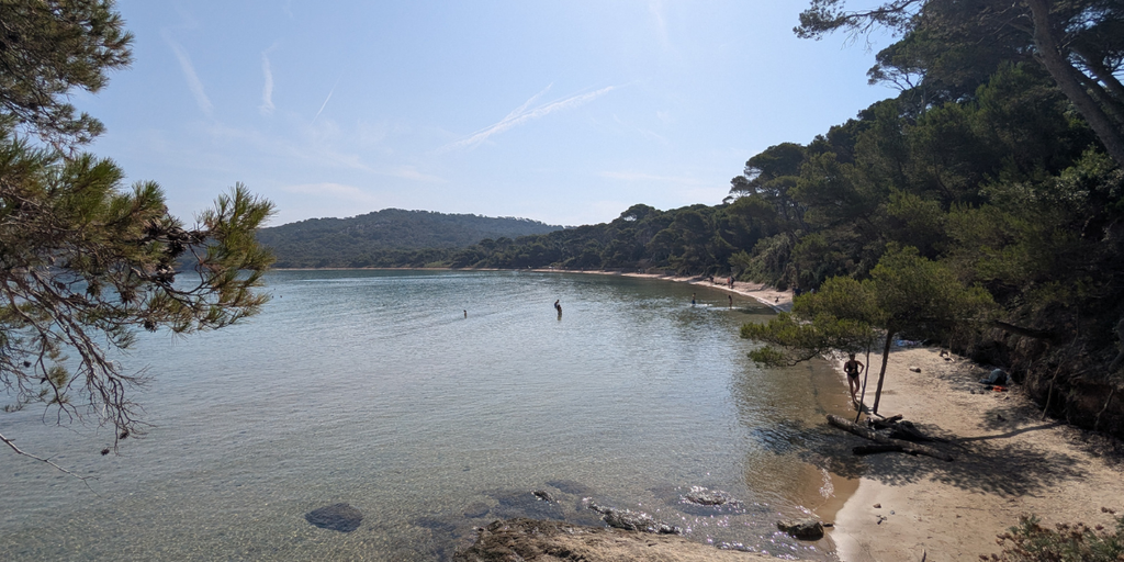 plage notre dame ile porquerolles